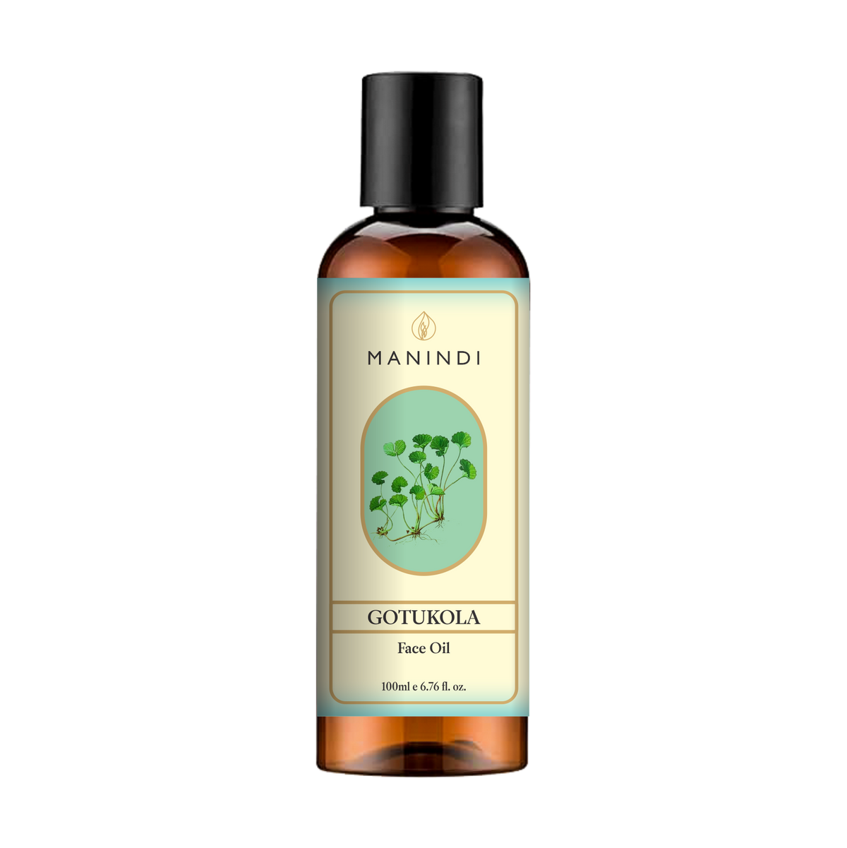 Manindi  Gotukola Face Oil - Boosts Collagen | Improves Skin Elasticity | Fights Wrinkles | Quick Absorbing | Anti Acne, Anti Aging - No Parabens ,Silicones & Mineral Oil - 100 ml