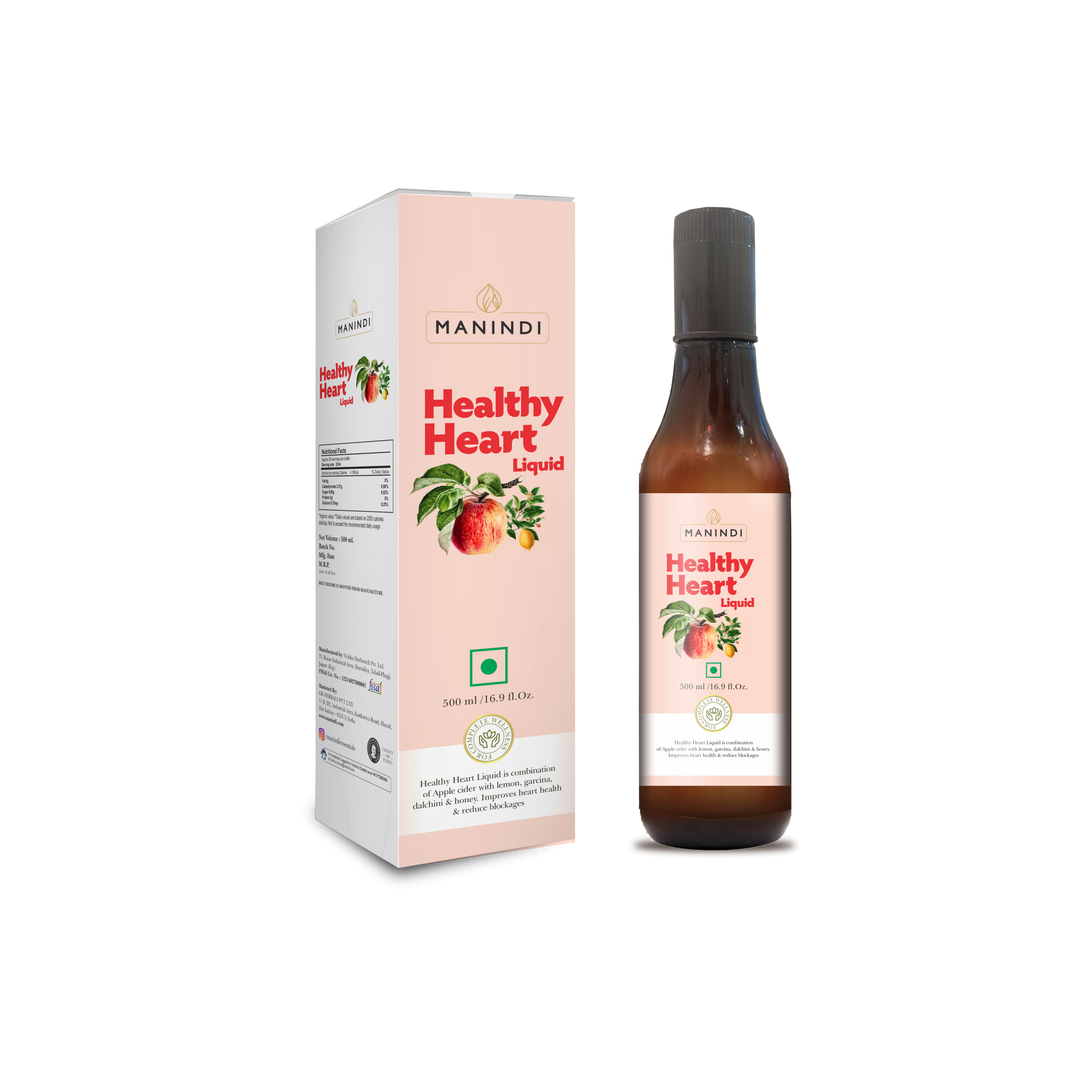 Manindi Healthy Heart Juice  | Helps to Maintain Healthy Heart Function | Relieves Stress & Boosts Immunity - 500 ML