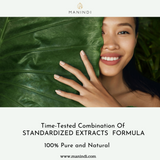 Manindi  Gotukola Face Oil - Boosts Collagen | Improves Skin Elasticity | Fights Wrinkles | Quick Absorbing | Anti Acne, Anti Aging - No Parabens ,Silicones & Mineral Oil - 200 ml