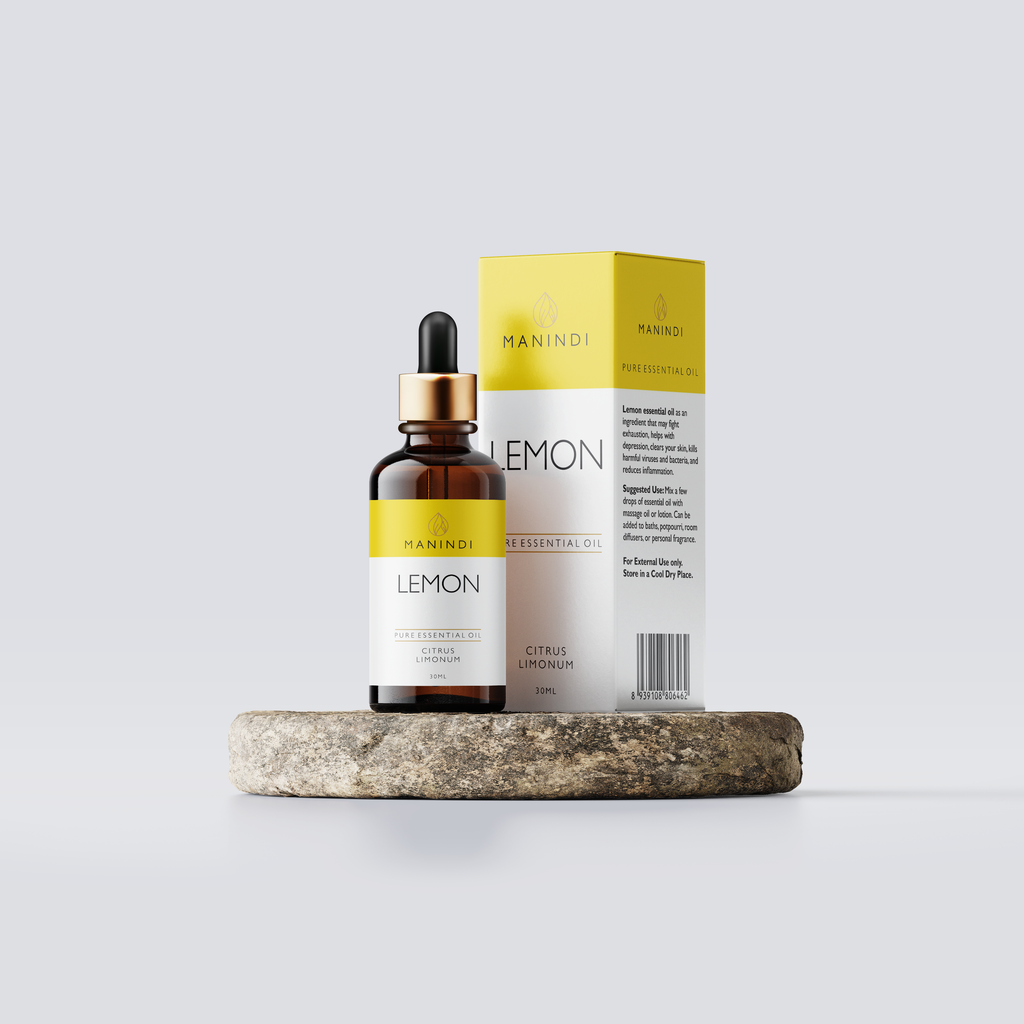 Lemon Essential Oil for Skincare Helps With Depression Manindi