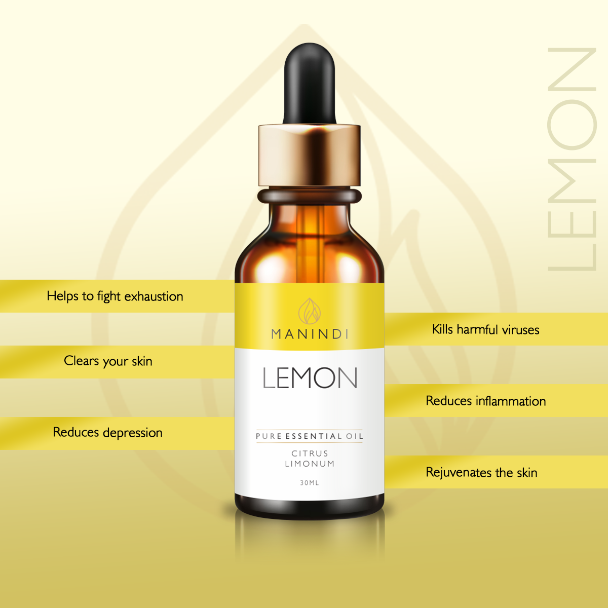 Manindi Lemon Essential Oil 30 ML